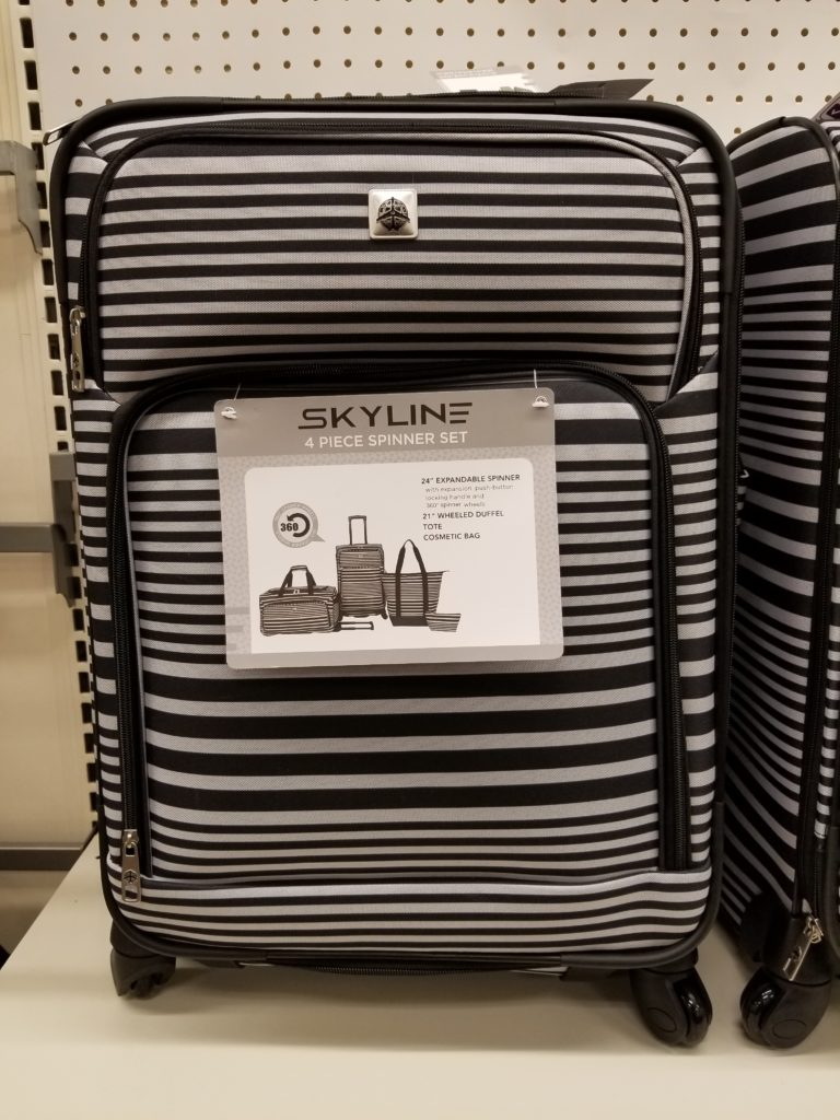 skyline 4 piece luggage set