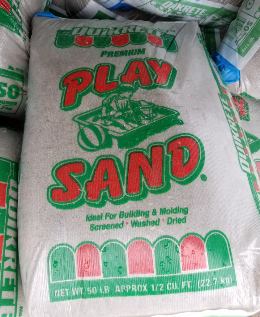 50lb bags of Playground Sand 3 for 10.00 at Lowe’s! Holiday Deals