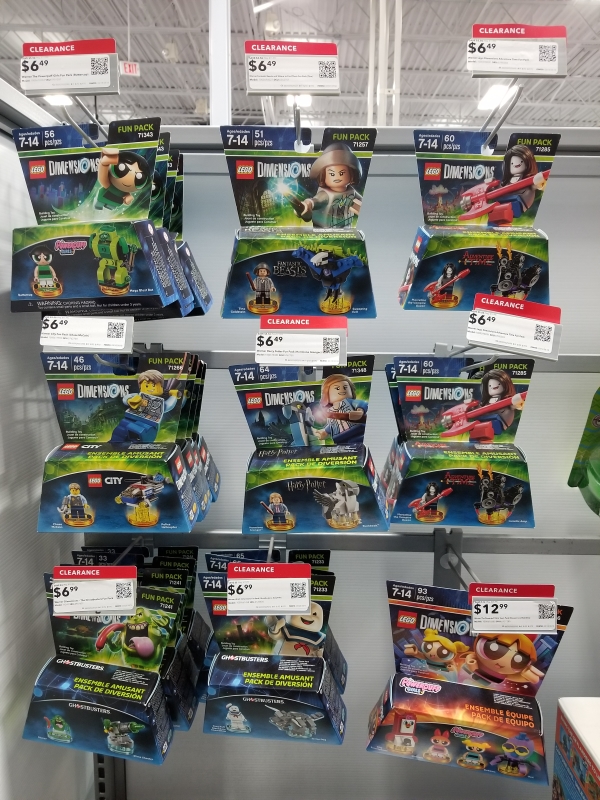 lego dimensions clearance 2018