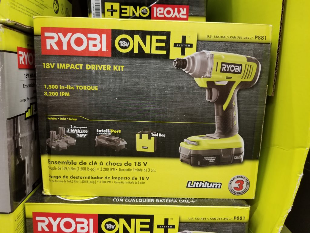 Ryobi drill driver kit 20190308