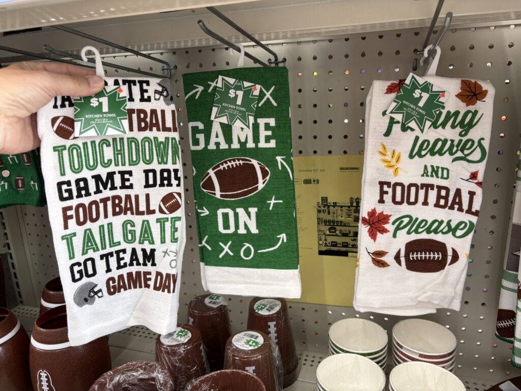 Football kitchen towels