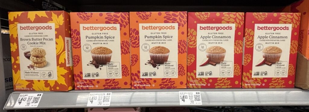 Bettergoods gluten free fall baking mixes