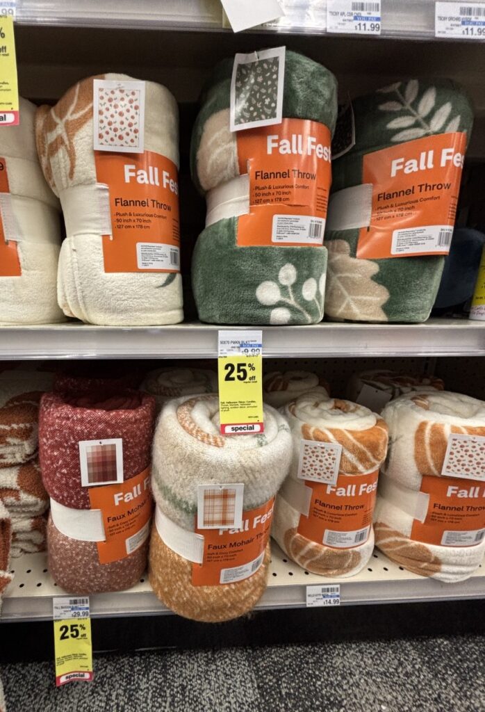 Fall Fest Flannel Throw