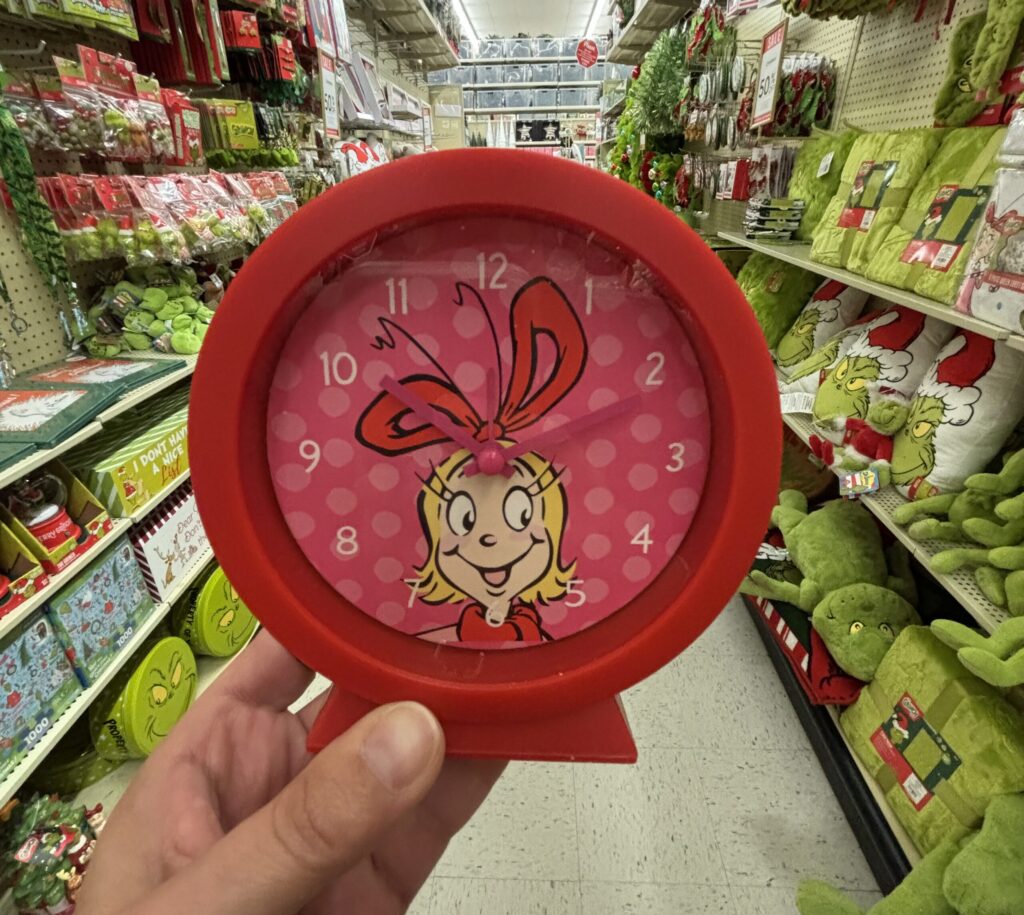Cindy Lou clock