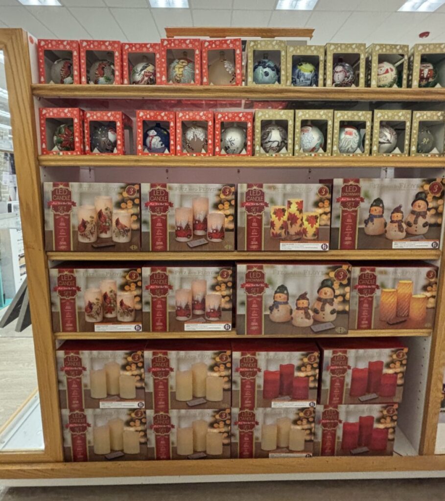 Kohls Christmas candles etc