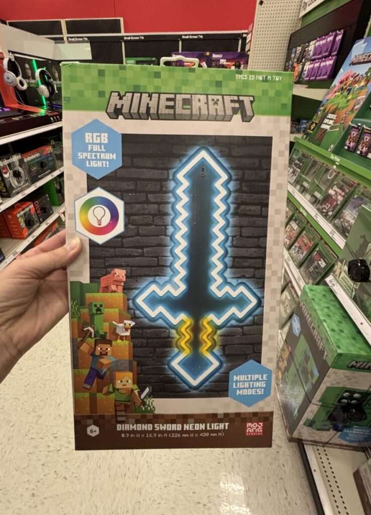 Minecraft Sword Light IMG_5559