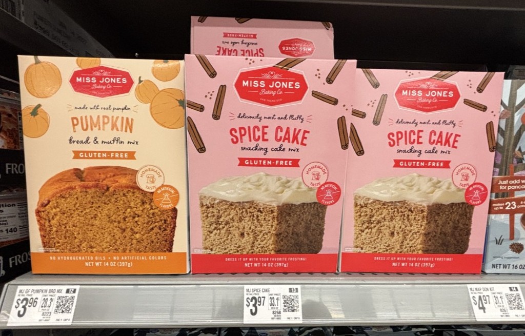 Miss Jones Fall baking mixes
