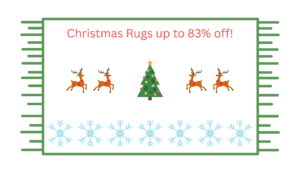 Christmas Rugs up to 83% off!