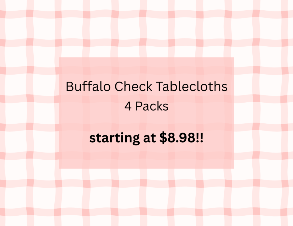 Buffalo Check Tablecloths