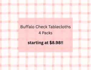 Buffalo Check Tablecloths