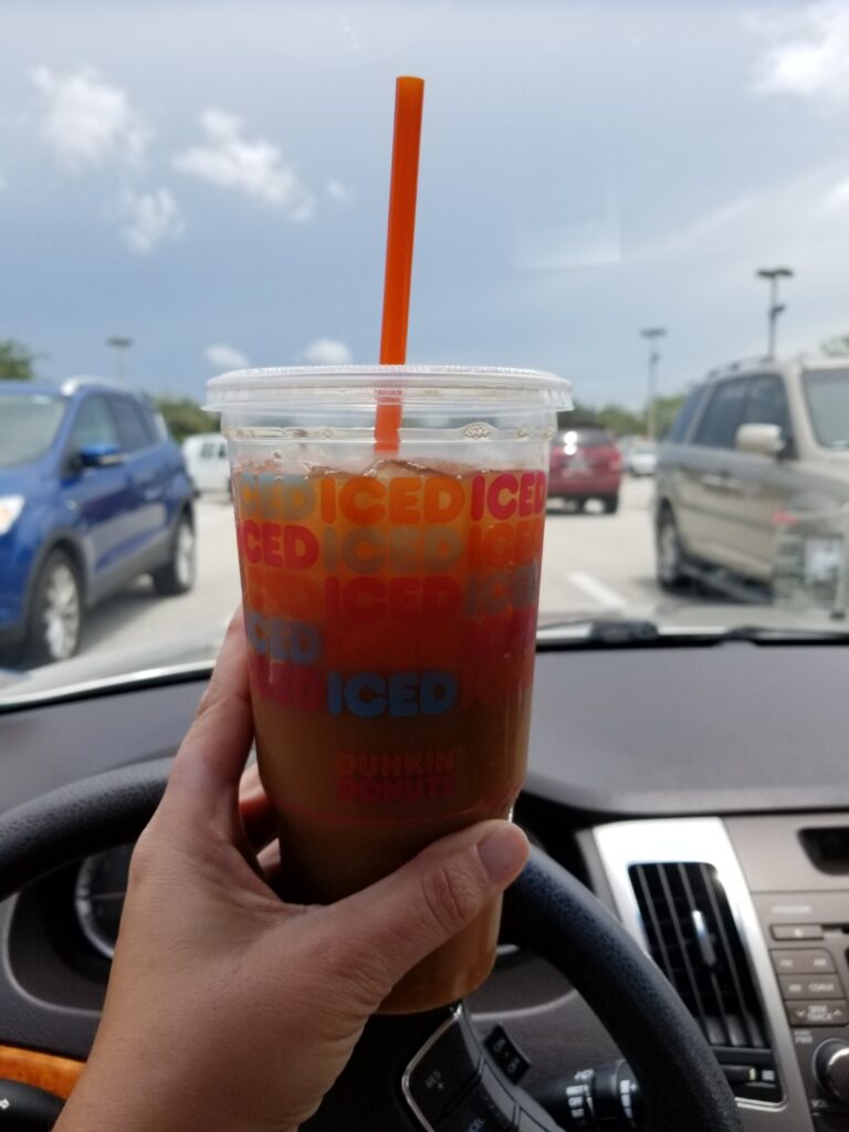 Dunkin iced coffee 20180730
