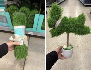 Easter faux grass