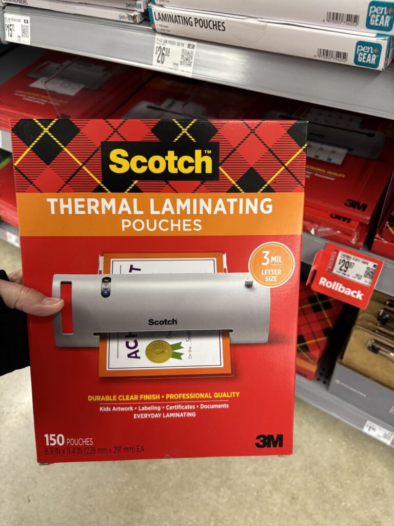Scotch thermal laminator pouch IMG
