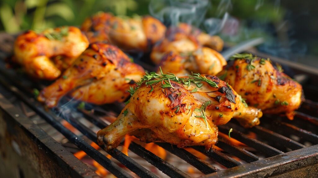 grilled, chicken, cooking, food, spices, healthy, spicy, barbecue