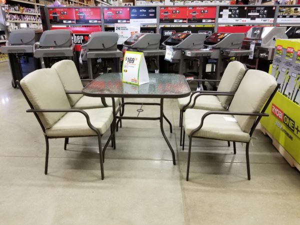 Hampton Bay Bradley 5 pc. Patio Dining Set just $169.00 ... (600 x 450 Pixel)