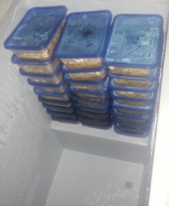 So THIS is why I bought a chest freezer and it's maybe just a quarter full yet. Cropped in Pixlr. chest freezer