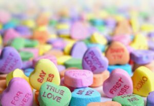 assorted candies candy hearts