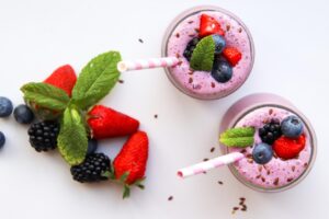 smoothie, breakfast, berries, strawberry, blackberry, blueberry, mint, tasty, food, red, pink, smoothie, smoothie, smoothie, smoothie, smoothie